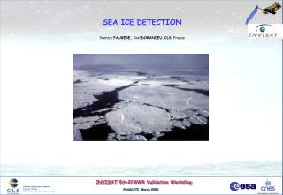 SEA ICE DETECTION Yannice FAUGERE, Joël DORANDEU , CLS , France