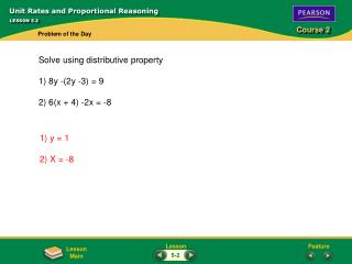 Unit Rates and Proportional Reasoning