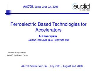 Ferroelectric Based Technologies for Accelerators
