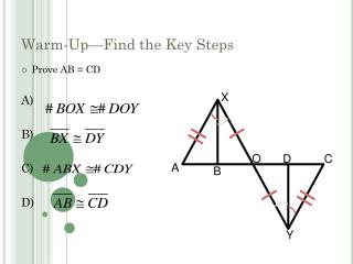 Warm-Up—Find the Key Steps