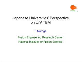 Japanese Universities’ Perspective on Li/V TBM