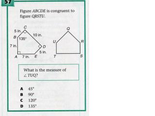 Triangle DEF is similar to triangle GHJ. What is the measure of G?