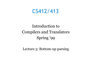 CS412/413