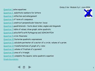 Question 1 solve equations Question 2 substitute numbers for letters