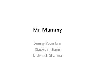 Mr. Mummy