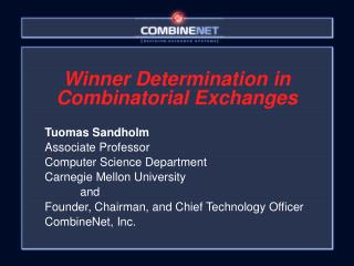 Winner Determination in Combinatorial Exchanges