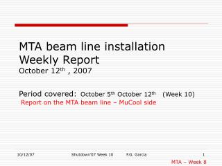 MTA – Week 8