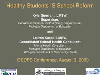 OSDFS Conference, August 3, 2009