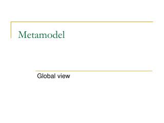 Metamodel