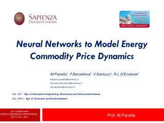 Neural Networks to Model Energy Commodity Price Dynamics