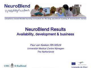 NeuroBlend Results Availability, development &amp; business