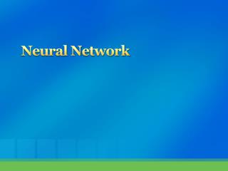 Neural N etwork