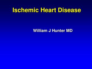 Ischemic Heart Disease