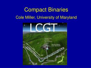 Compact Binaries