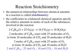 Reaction Stoichiometry
