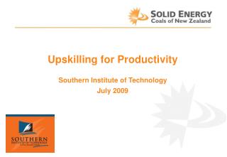 Upskilling for Productivity Southern Institute of Technology July 2009