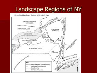 Landscape Regions of NY