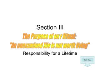 Section III