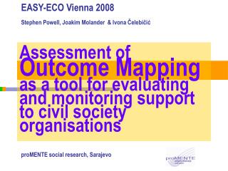 EASY-ECO Vienna 2008