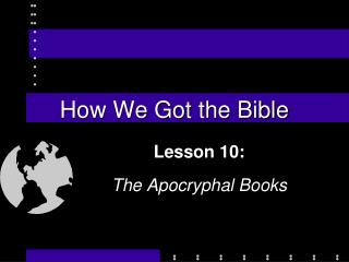 How We Got the Bible