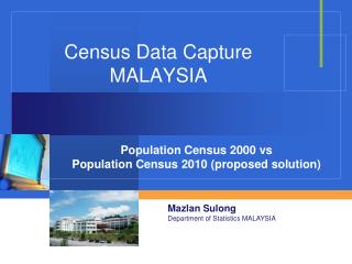 Census Data Capture MALAYSIA