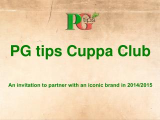 PG tips Cuppa Club