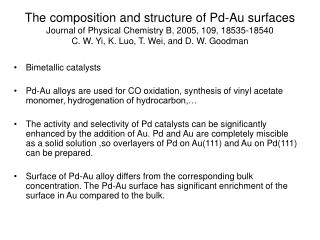 Bimetallic catalysts