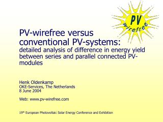 19 th European Photovoltaic Solar Energy Conference and Exhibition