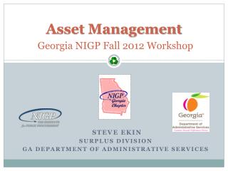 Asset Management Georgia NIGP Fall 2012 Workshop