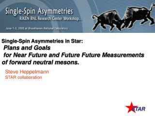 Single-Spin Asymmetries in Star: Plans and Goals for Near Future and Future Future Measurements
