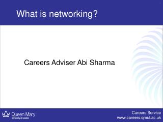 What is networking?