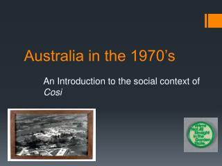Australia in the 1970’s