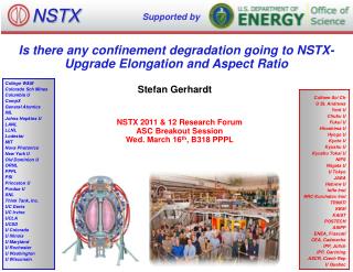 Is there any confinement degradation going to NSTX-Upgrade Elongation and Aspect Ratio