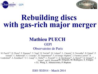 Mathieu PUECH GEPI Observatoire de Paris