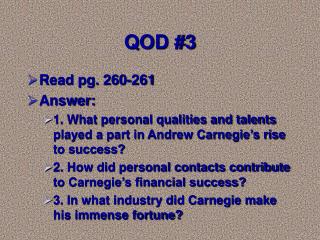 QOD #3