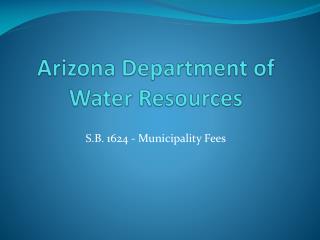 Arizona Department of Water Resources