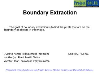 Boundary Extraction