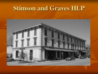 Stimson and Graves HLP