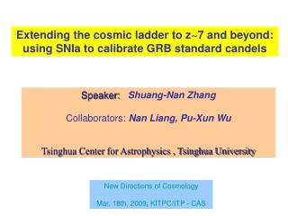 Extending the cosmic ladder to z~7 and beyond: using SNIa to calibrate GRB standard candels