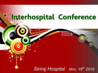 Interhospital Conference