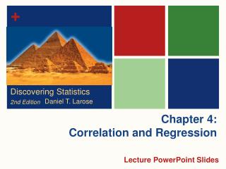 Chapter 4: Correlation and Regression