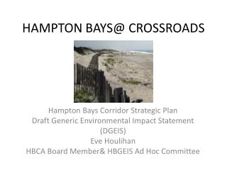 HAMPTON BAYS@ CROSSROADS