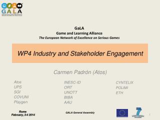 WP4 Industry and Stakeholder Engagement