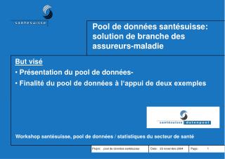 Pool de données santésuisse: solution de branche des assureurs-maladie