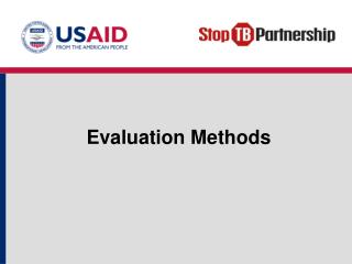 Evaluation Methods