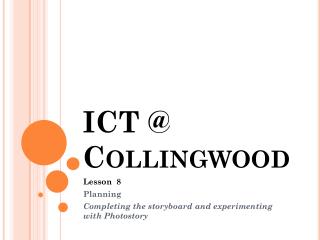 ICT @ Collingwood