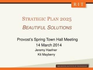 Strategic Plan 2025 Beautiful Solutions