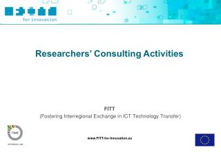 FITT (Fostering Interregional Exchange in ICT Technology Transfer)
