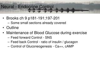 Brooks ch 9 p181-191;197-201 Some small sections already covered Outline