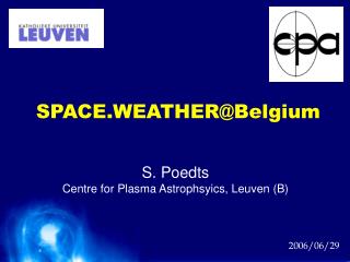 SPACE.WEATHER@Belgium